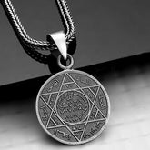 Silver Solomon Seal Necklace